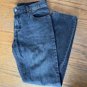 Levi’s 501 Faded Black Jeans Size 28x 34
